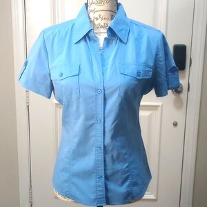 Sale🎯New York & Company Blue Shirt